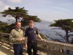 Jüri ja pere vanim poeg Mati  SF lähistel Kalifornias 2004 mais. Silicon Valley oli meie aregu allikas.